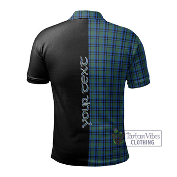 Falconer Tartan Polo Shirt with Family Crest and Half Of Me Style - Tartan Vibes Clothing