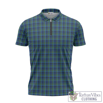 Falconer Tartan Zipper Polo Shirt - Tartan Vibes Clothing