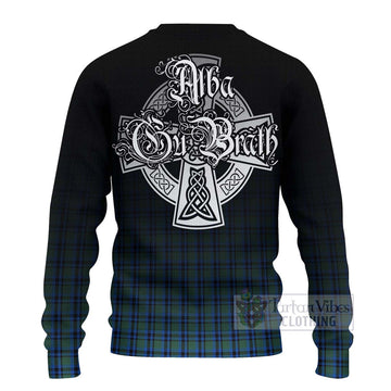 Falconer Tartan Ugly Sweater Featuring Alba Gu Brath Family Crest Celtic Inspired - Tartan Vibes Clothing
