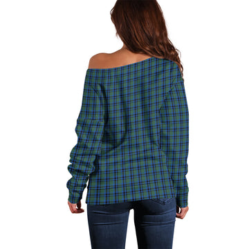 Falconer Tartan Off Shoulder Women Sweater - Tartan Vibes Clothing