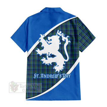 Falconer Family Crest Tartan Hawaiian Shirt Celebrate Saint Andrew's Day in Style - Tartan Vibes Clothing