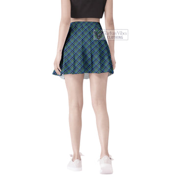 Falconer Tartan Women's Plated Mini Skirt