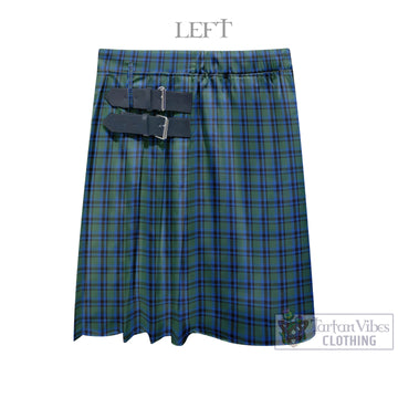 Falconer Tartan Men's Pleated Skirt - Fashion Casual Retro Scottish Kilt Style