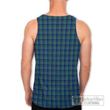 Falconer Tartan Men's Tank Top with Family Crest DNA In Me Style - Tartan Vibes Clothing