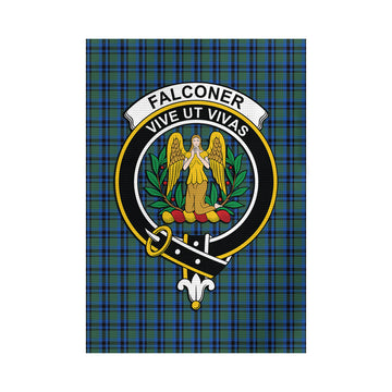 Falconer Tartan Garden Flag with Family Crest - Tartan Vibes Clothing
