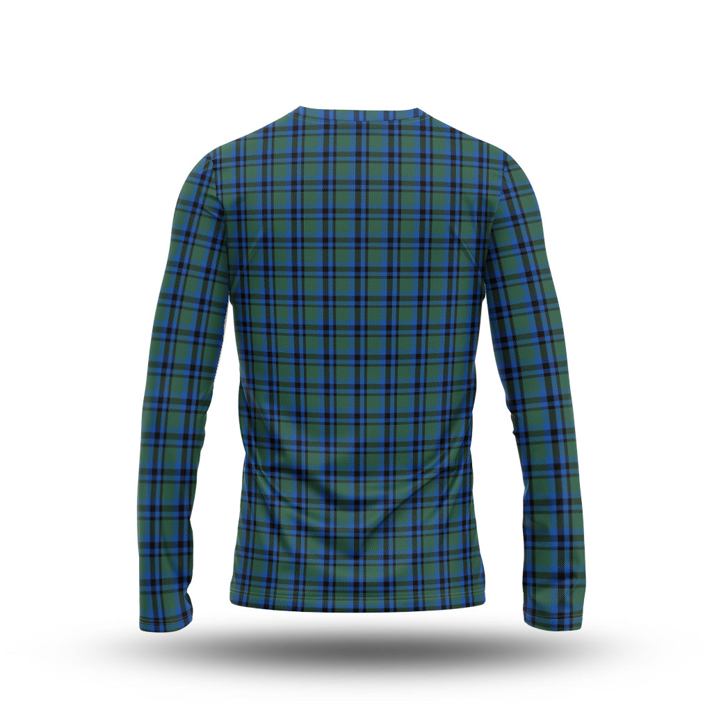 Falconer Tartan Long Sleeve T-Shirt with Family Crest - Tartan Vibes Clothing