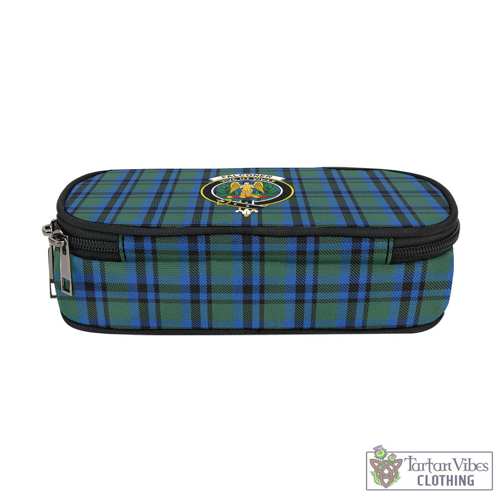 Falconer Tartan Pen and Pencil Case with Family Crest - Tartan Vibes Clothing