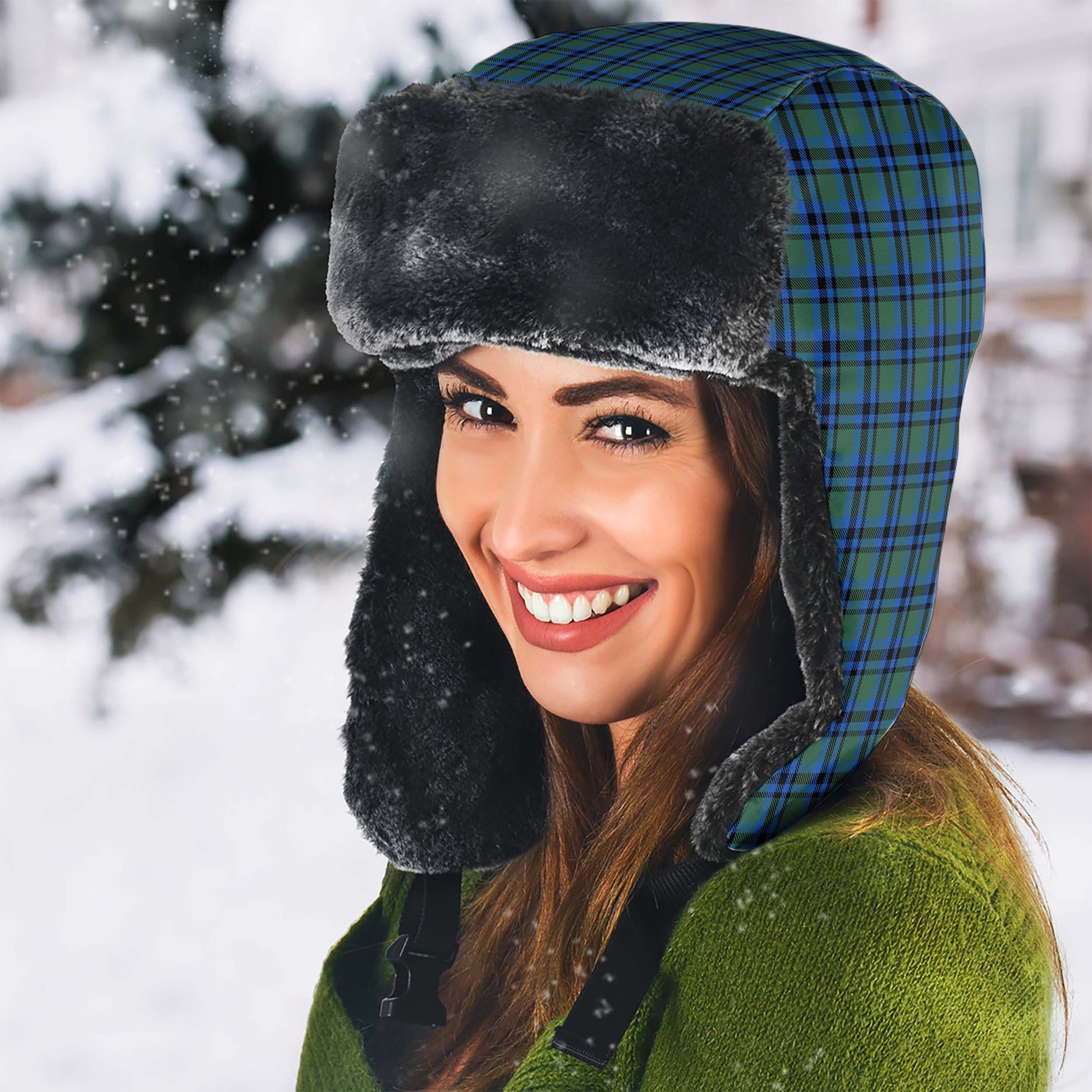 Falconer Tartan Winter Trapper Hat - Tartan Vibes Clothing