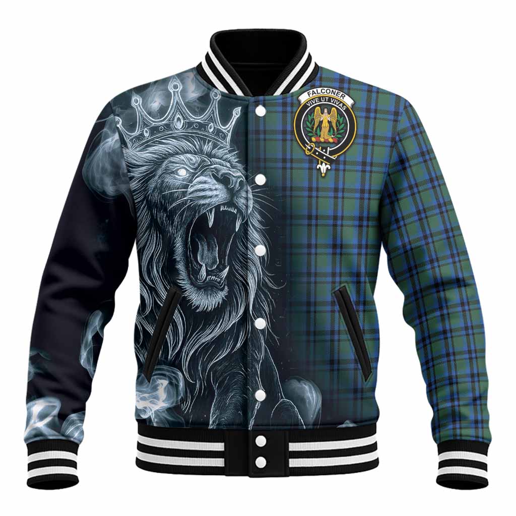 Falconer Tartan Baseball Jacket Roaring Lion Heritage