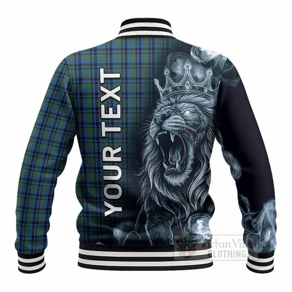 Falconer Tartan Baseball Jacket Roaring Lion Heritage