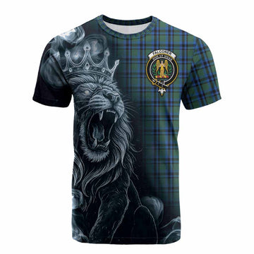 Falconer Tartan Cotton T-shirt Roaring Lion Heritage