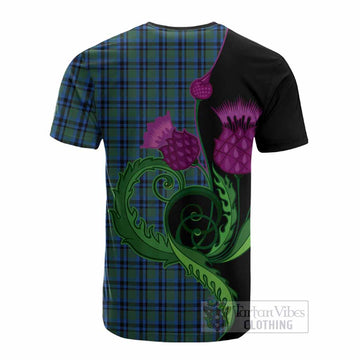 Falconer Tartan Cotton T-shirt Traditional Scottish Thistle