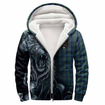 Falconer Tartan Sherpa Hoodie Roaring Lion Heritage