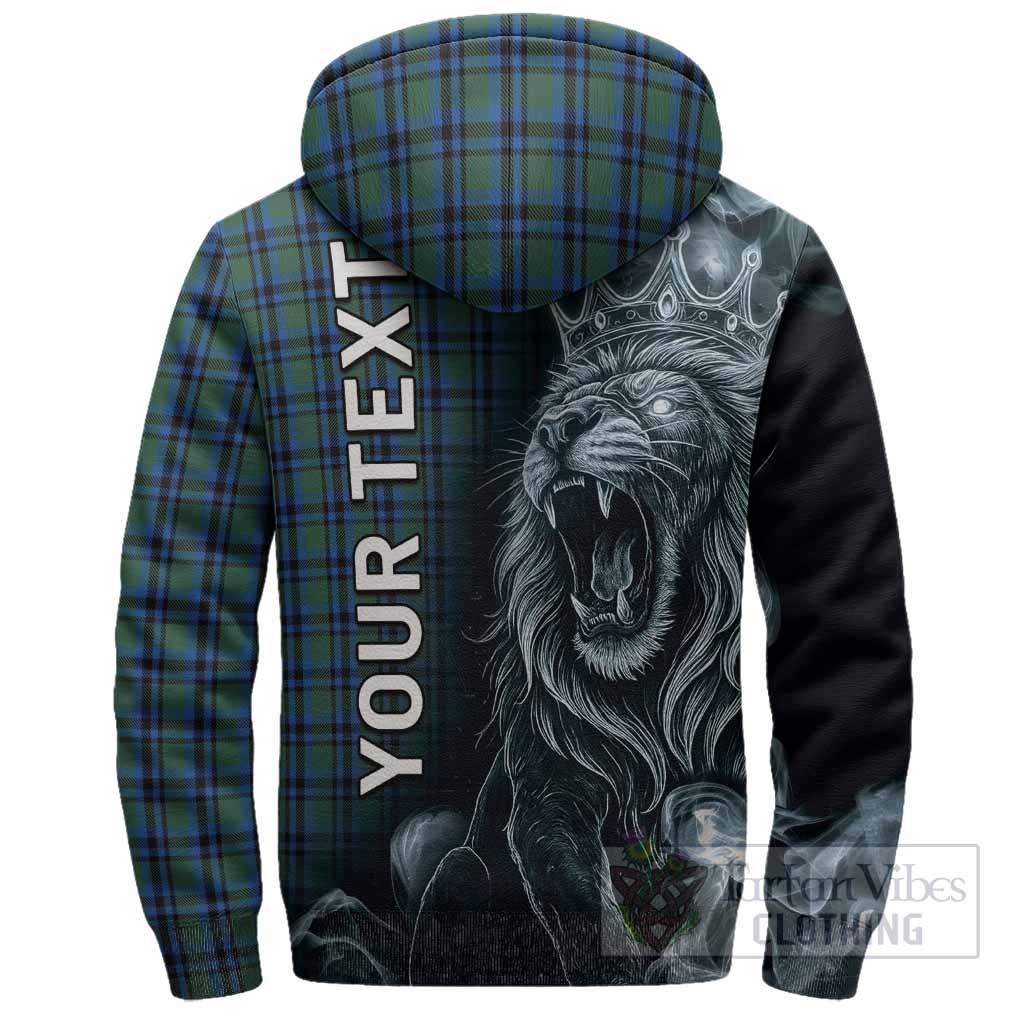 Falconer Tartan Sherpa Hoodie Roaring Lion Heritage