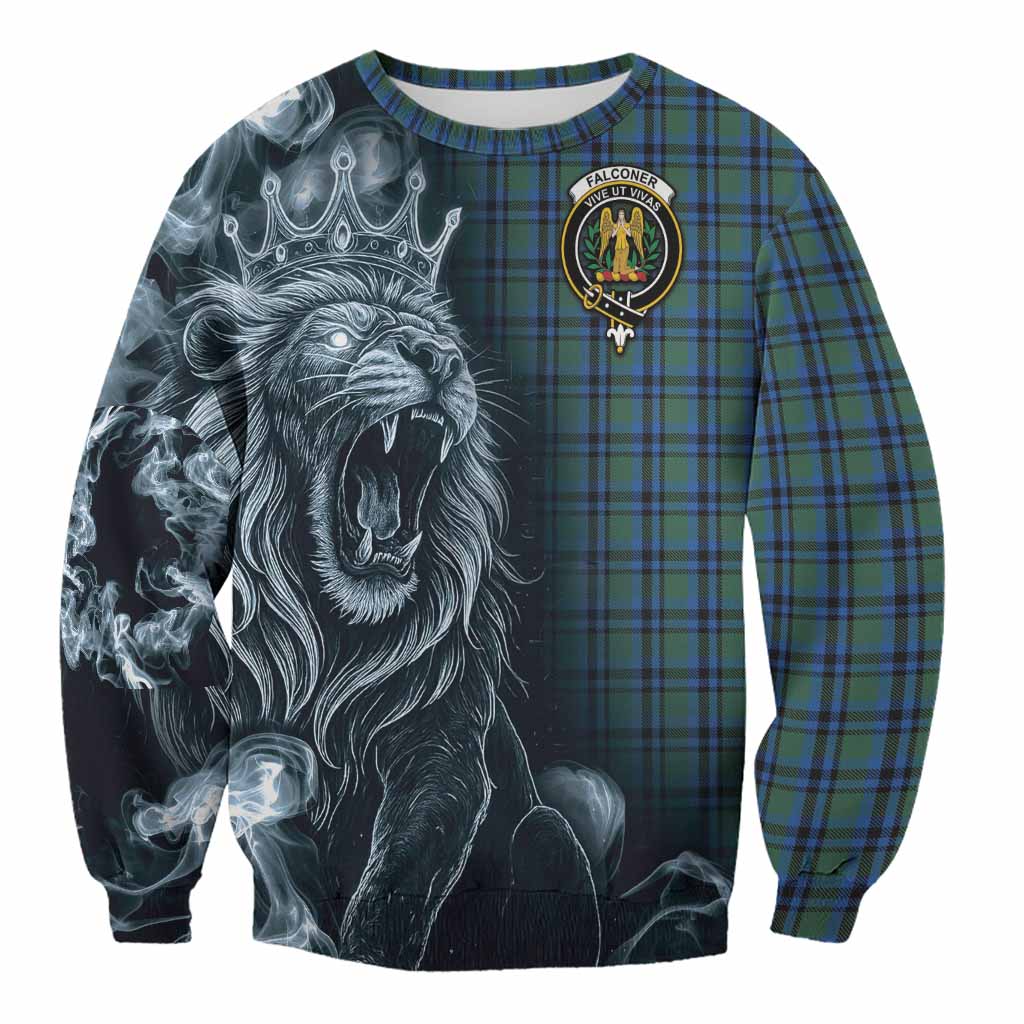 Falconer Tartan Sweatshirt Roaring Lion Heritage