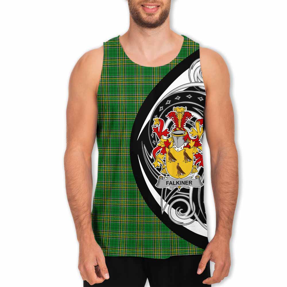 Falkiner Irish Clan Men's Tank Top Celtic Circle Style Men - Tartan Vibes Clothing