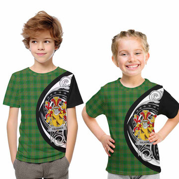 Falkiner Irish Clan Kid T-Shirt Celtic Circle Style Youth XL Size14 - Tartan Vibes Clothing