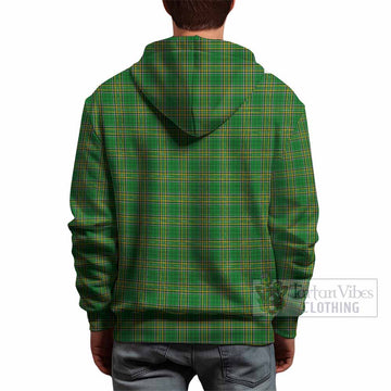 Falkiner Irish Clan Tartan Hoodie with Coat of Arms - Tartan Vibes Clothing