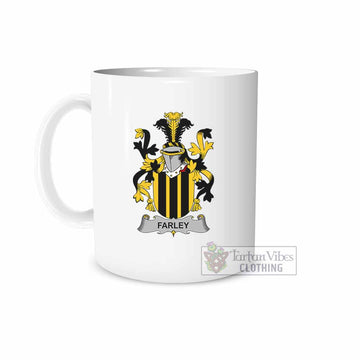 Tartan Vibes Clothing Farley Irish Clan Coat of Arms Ceramic Mug