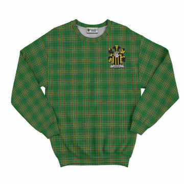 Farley Irish Clan Tartan Sweatshirt with Coat of Arms Unisex - Tartan Vibes Clothing
