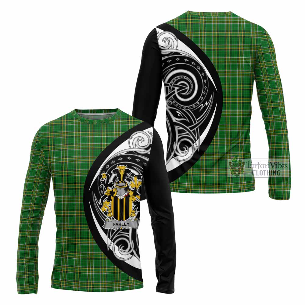 Farley Irish Clan Long Sleeve T-Shirt Celtic Circle Style - Tartan Vibes Clothing