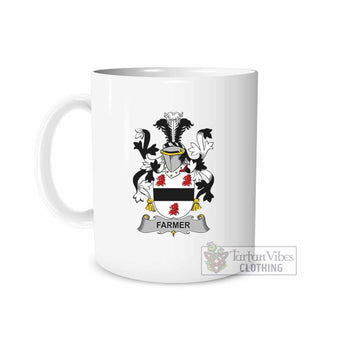 Farmer Irish Clan Coat of Arms Ceramic Mug