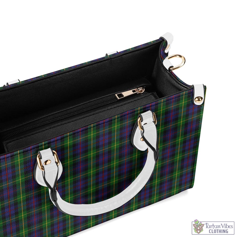 Tartan Vibes Clothing Farquharson Tartan Luxury Leather Handbags