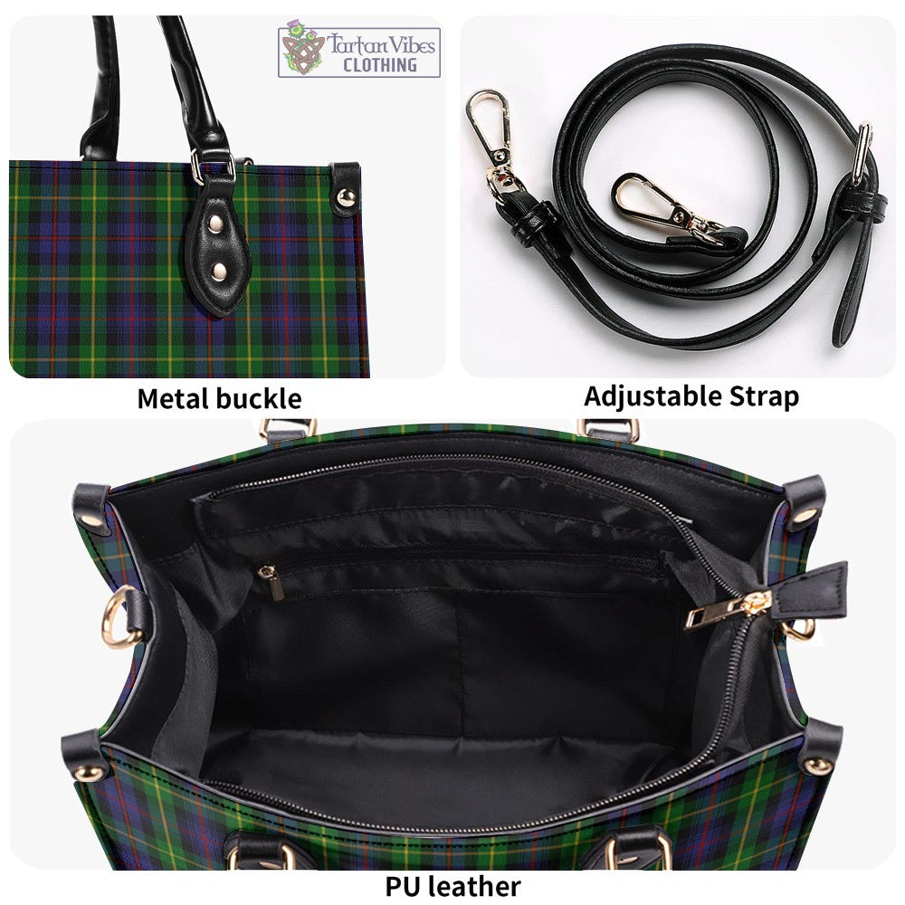 Tartan Vibes Clothing Farquharson Tartan Luxury Leather Handbags