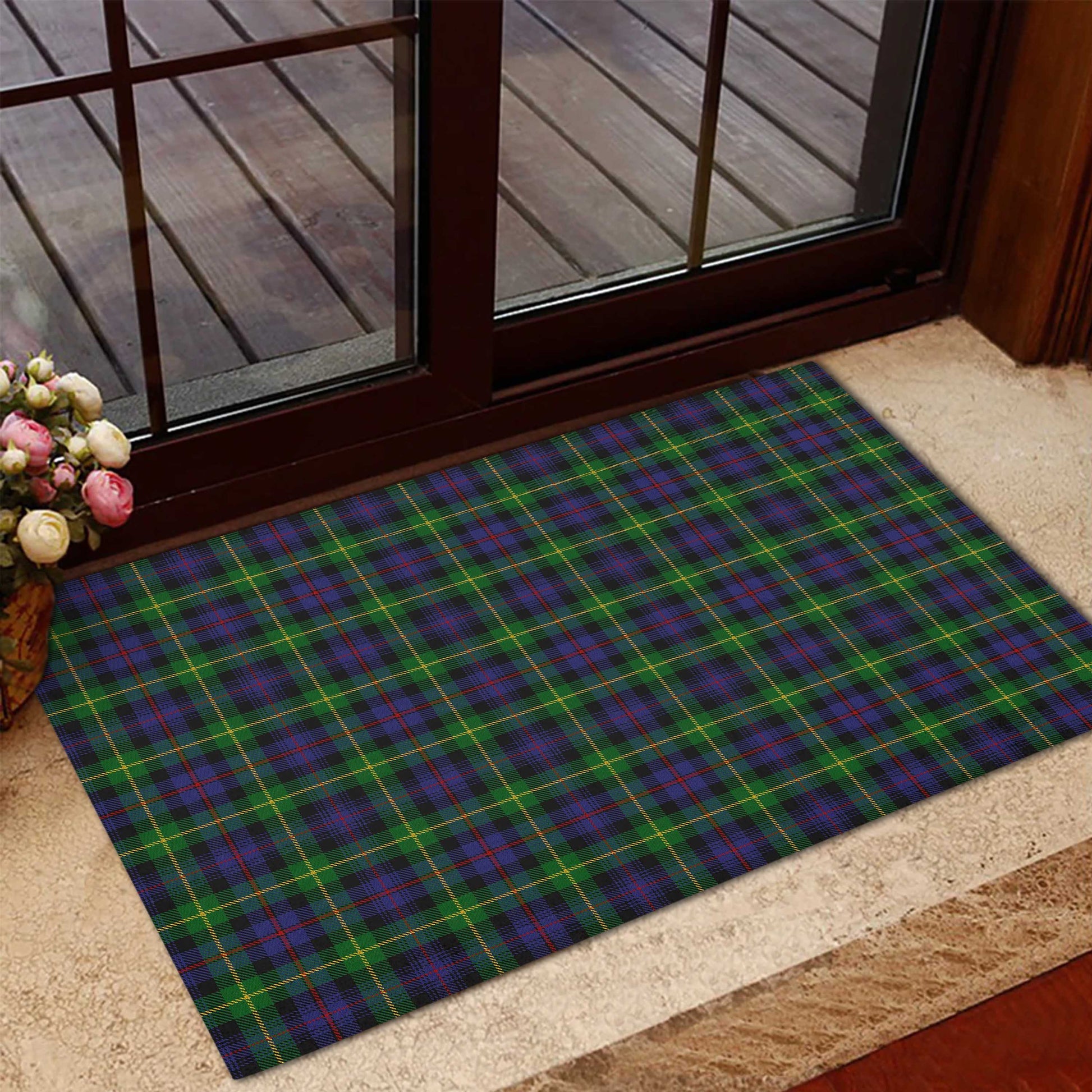 Farquharson Tartan Door Mat - Tartanvibesclothing