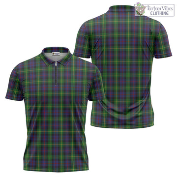 Farquharson Tartan Zipper Polo Shirt