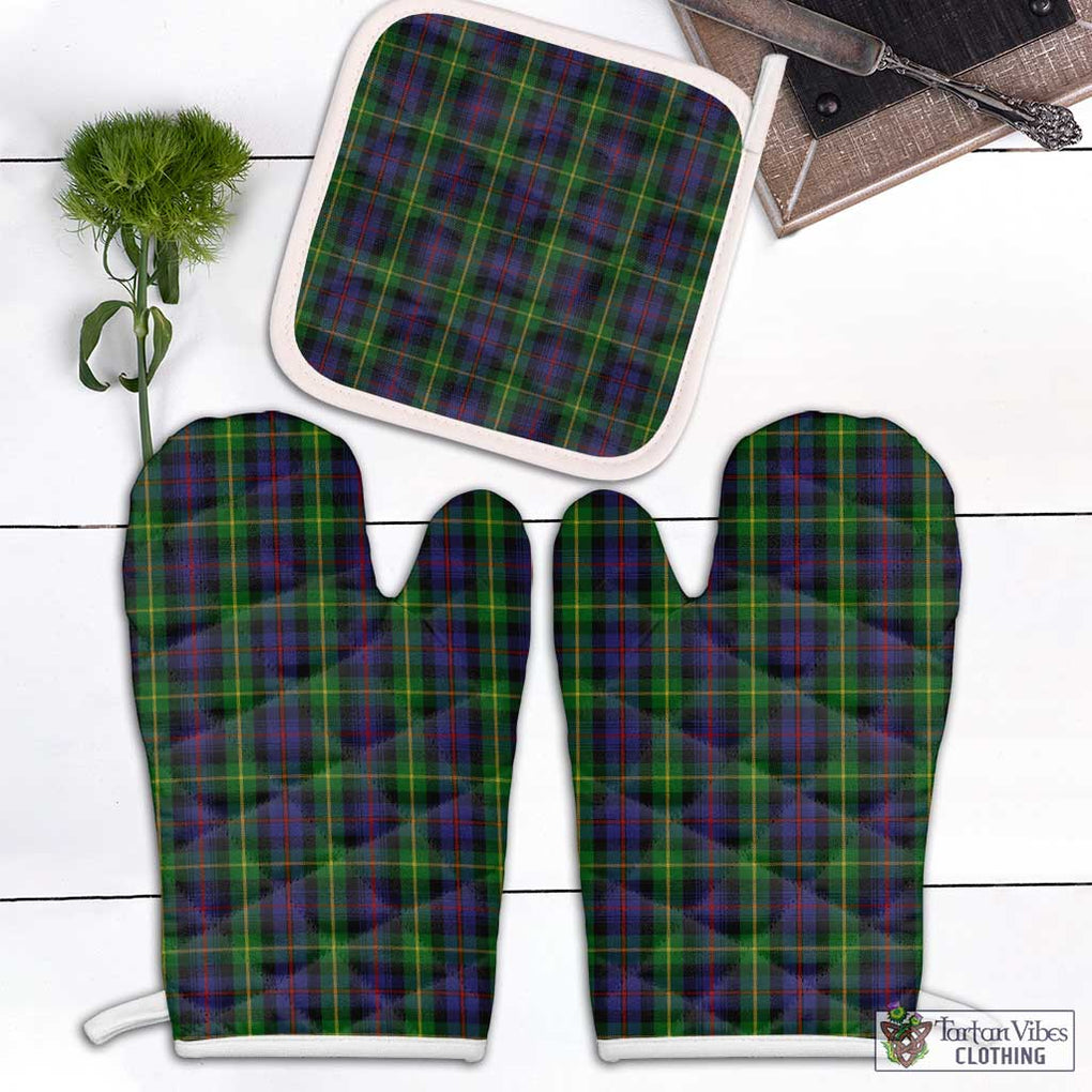 Farquharson Tartan Combo Oven Mitt & Pot-Holder Combo 1 Oven Mitt & 1 Pot-Holder White - Tartan Vibes Clothing