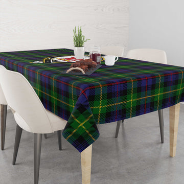 Farquharson Tatan Tablecloth with Family Crest