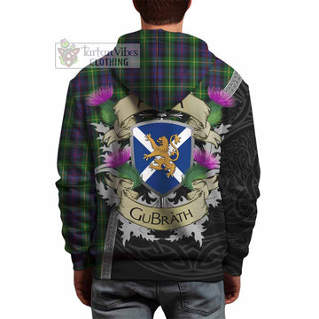 Farquharson Tartan Family Crest Hoodie Lion Rampant Royal Thistle Shield Celtic Inspired