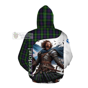 Farquharson Crest Tartan Cotton Hoodie Inspired by the Freedom of Scottish Warrior