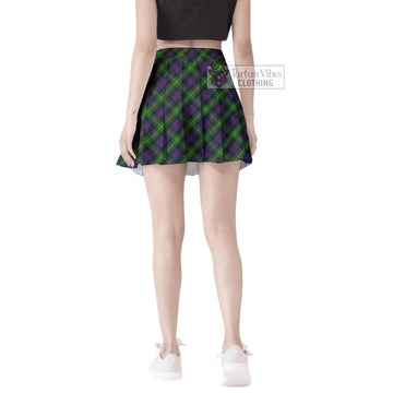 Farquharson Tartan Women's Plated Mini Skirt
