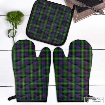 Farquharson Tartan Combo Oven Mitt & Pot-Holder Combo 1 Oven Mitt & 1 Pot-Holder Black - Tartan Vibes Clothing