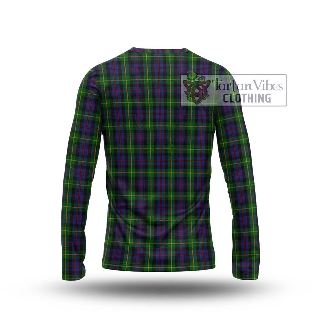 Farquharson Tartan Long Sleeve T-Shirt with Family Crest DNA In Me Style - Tartanvibesclothing Shop