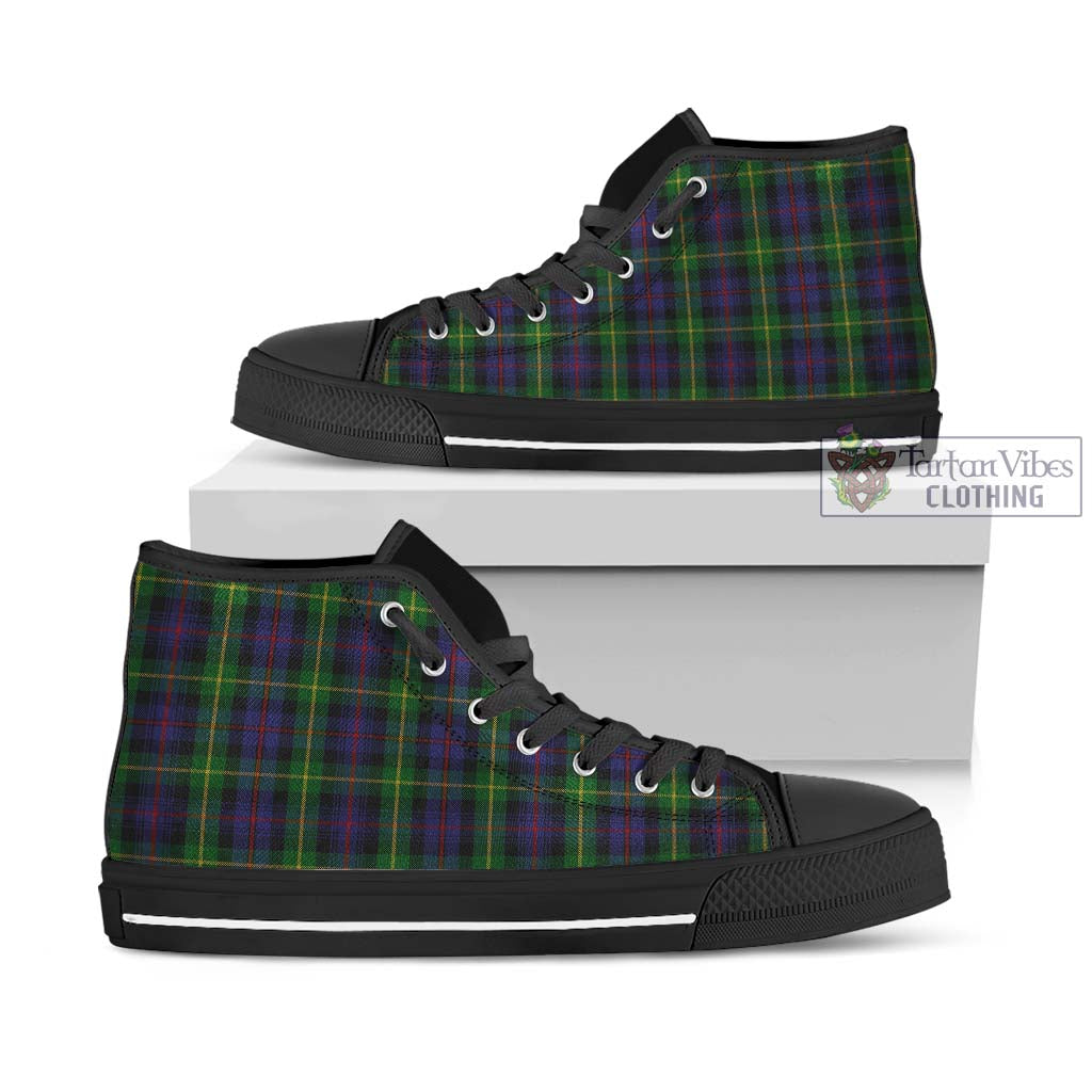 Tartan Vibes Clothing Farquharson Tartan High Top Shoes