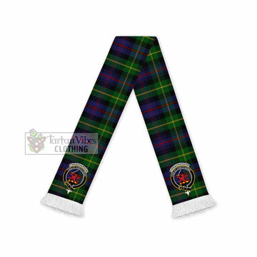 Tartan Vibes Clothing Farquharson Tartan Ruffneck Scarf with Family Crest
