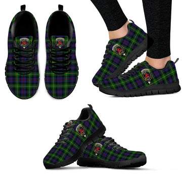 Farquharson Tartan Sneakers with Family Crest