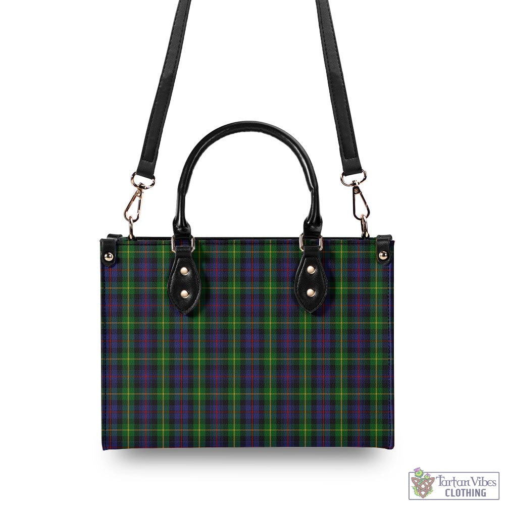 Tartan Vibes Clothing Farquharson Tartan Luxury Leather Handbags