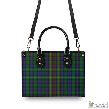Tartan Vibes Clothing Farquharson Tartan Luxury Leather Handbags