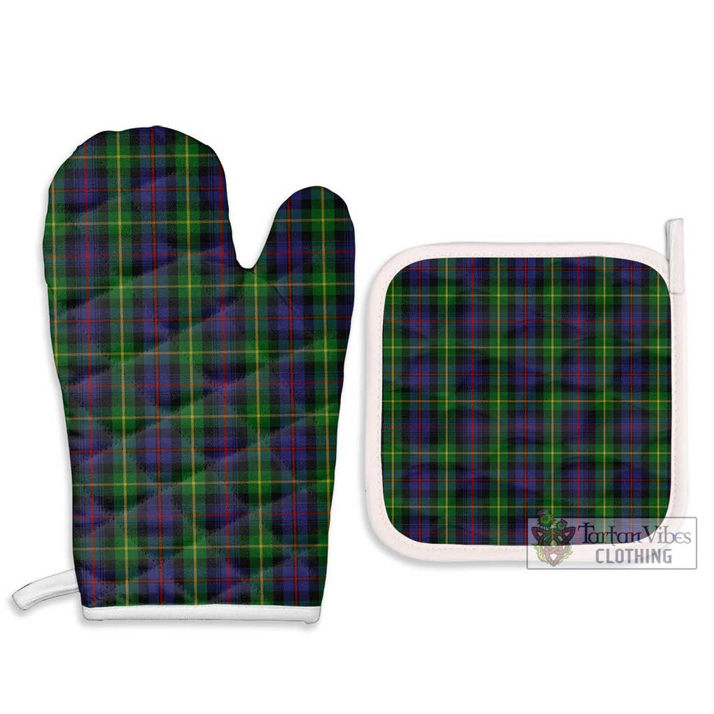 Farquharson Tartan Combo Oven Mitt & Pot-Holder Combo 1 Oven Mitt & 2 Pot-Holder White - Tartan Vibes Clothing