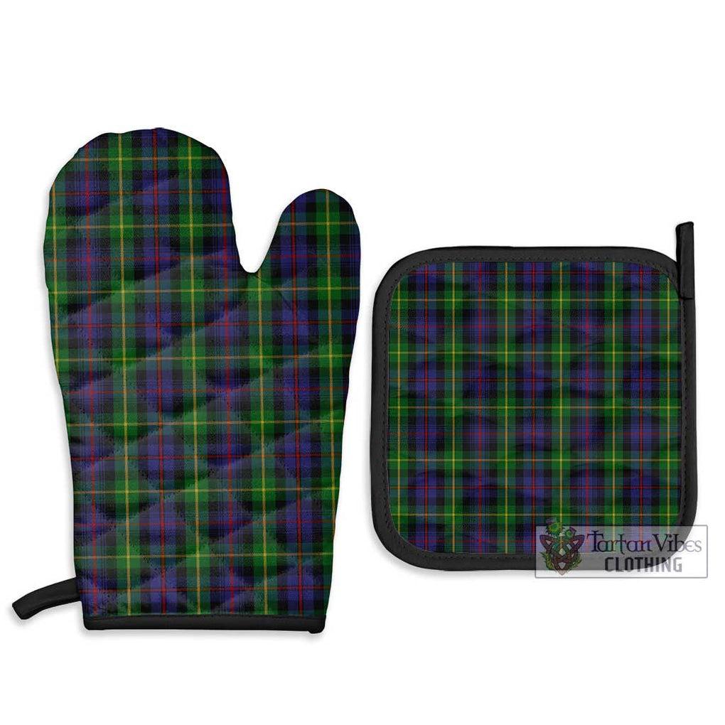 Farquharson Tartan Combo Oven Mitt & Pot-Holder Combo 1 Oven Mitt & 2 Pot-Holder Black - Tartan Vibes Clothing