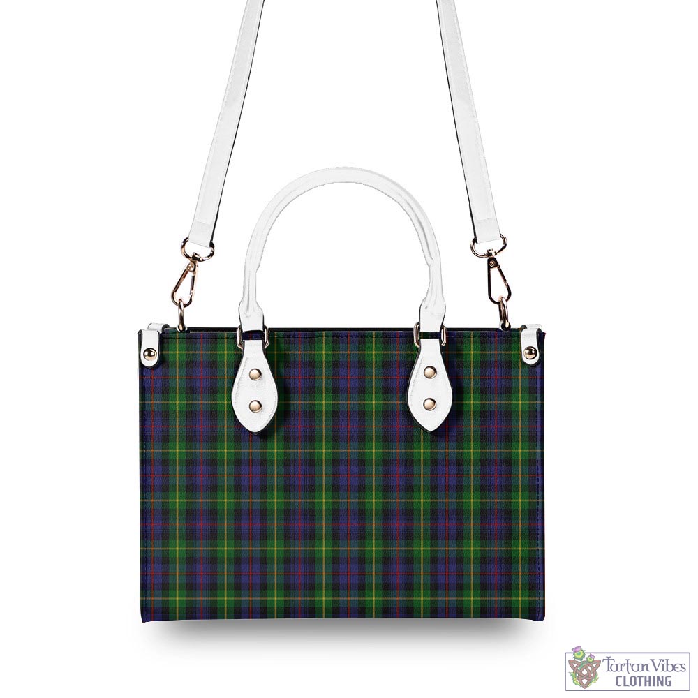 Tartan Vibes Clothing Farquharson Tartan Luxury Leather Handbags