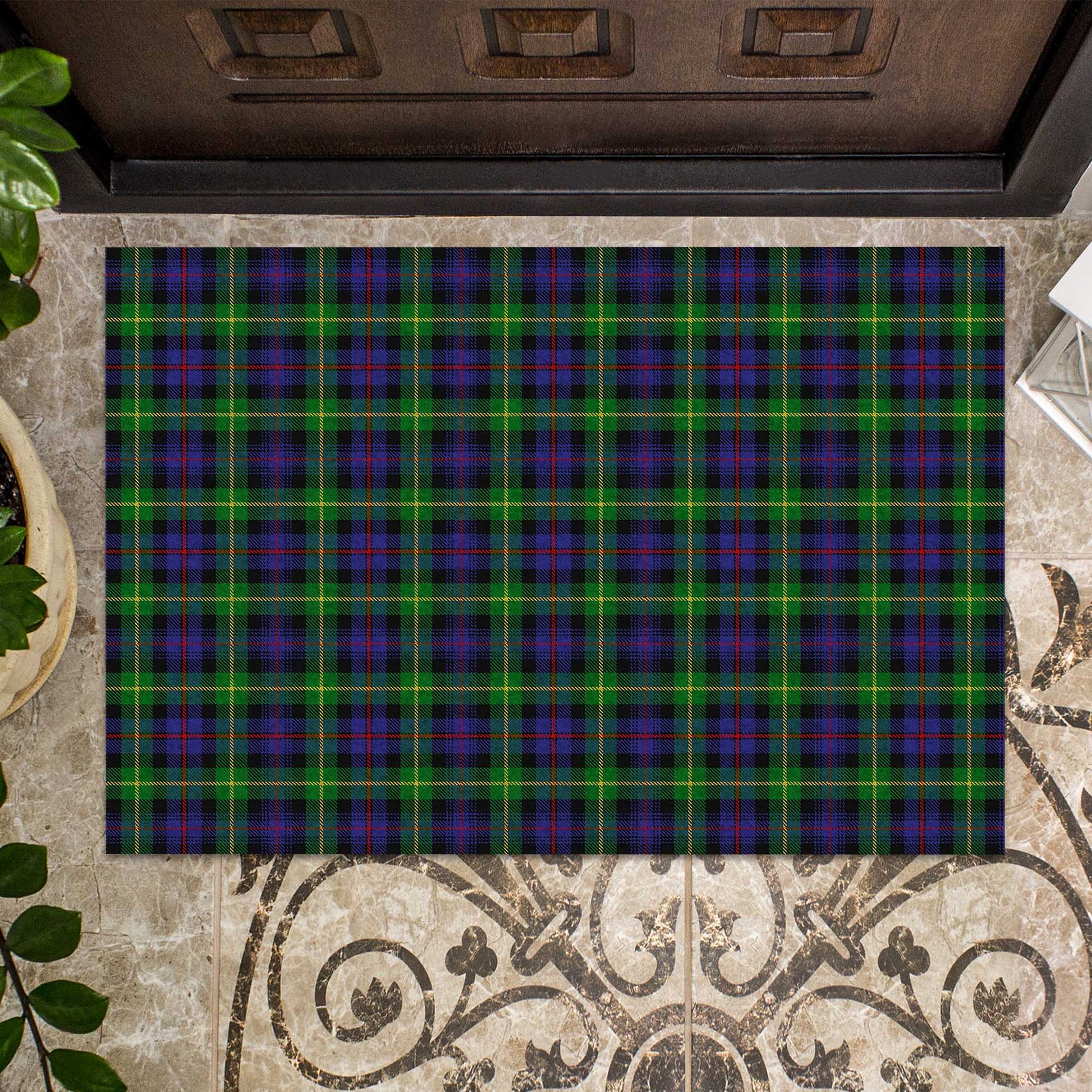 Farquharson Tartan Door Mat - Tartanvibesclothing