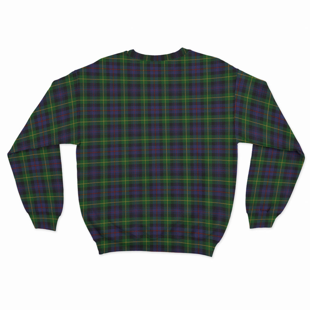 Farquharson Tartan Sweatshirt with Family Crest - Tartan Vibes Clothing