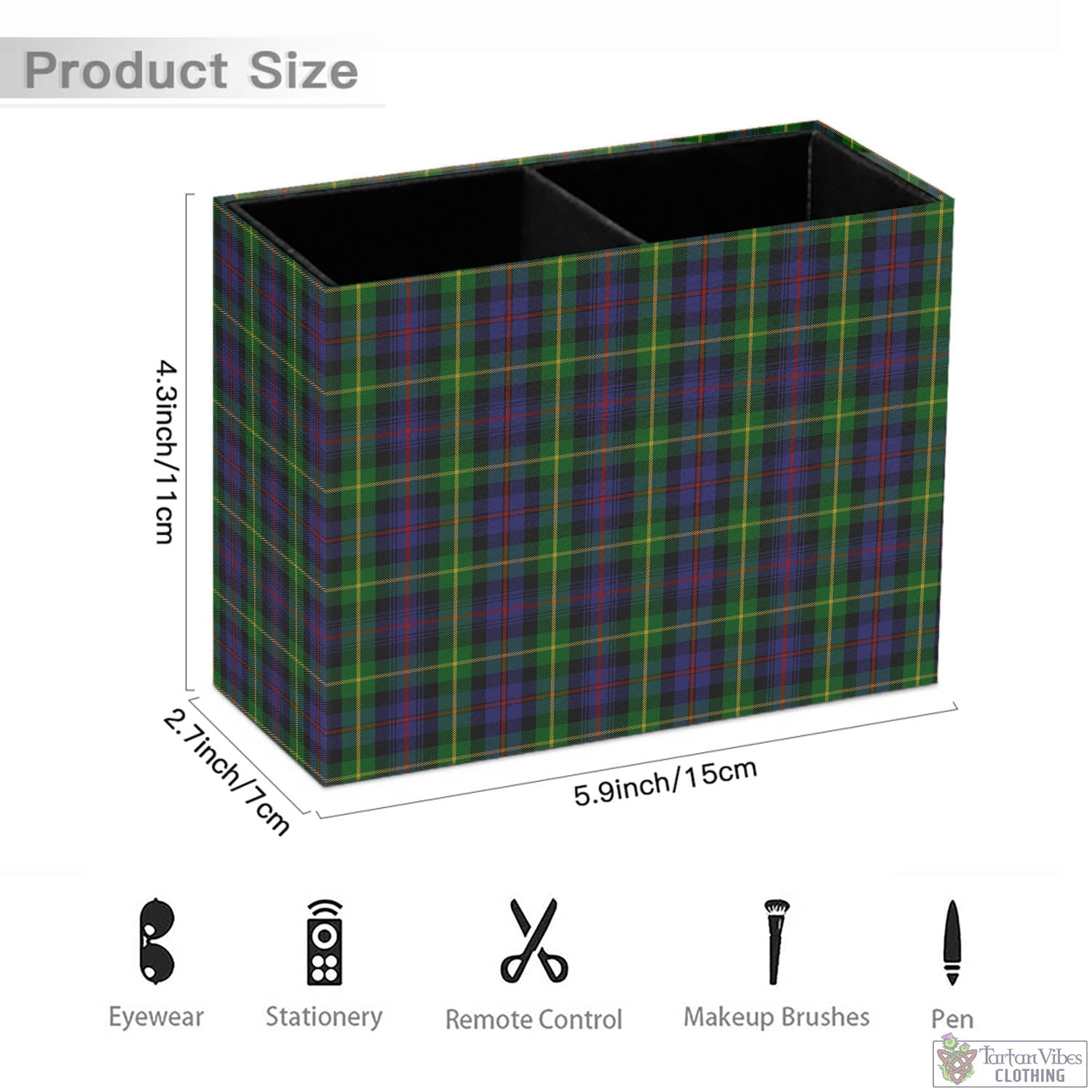 Tartan Vibes Clothing Farquharson Tartan Pen Holder