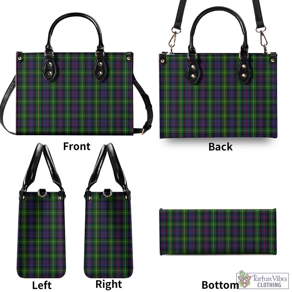 Tartan Vibes Clothing Farquharson Tartan Luxury Leather Handbags
