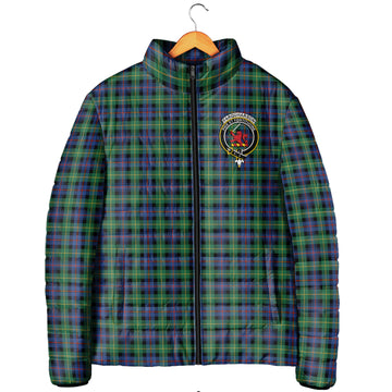 Farquharson Ancient Tartan Padded Jacket with Family Crest